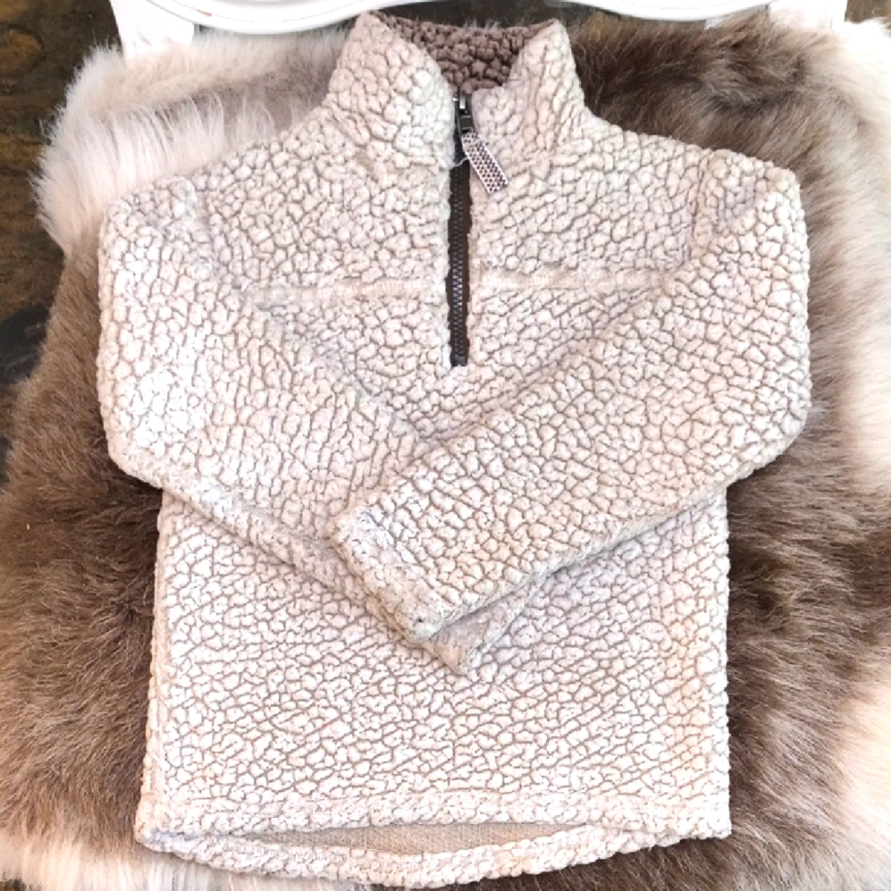 Cozy Cream Cuddly Sherpa Pullover